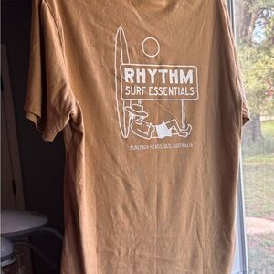 Rhythm. Men's Tan Surf Essentials Tee